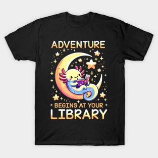 Adventure Begins At Your Library Summer Reading Program 2024 T-Shirt